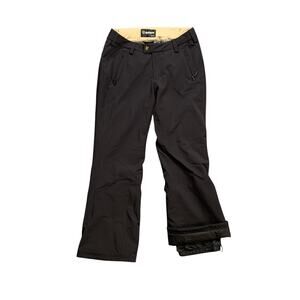 Sunice Pants Womens 12 R Black Laura Nylon Blend Waterproof Snowboard Insulated